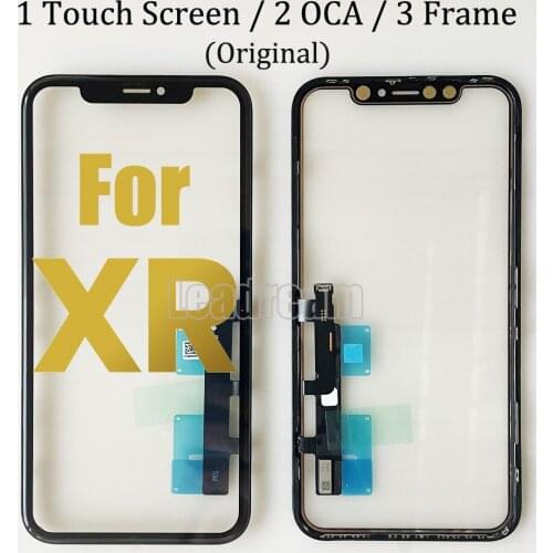 10Pcs Original Touch Screen Digitizer with OCA For iPhone X XS XR XS Max Touch Panel Outer Screen Glass Replacement