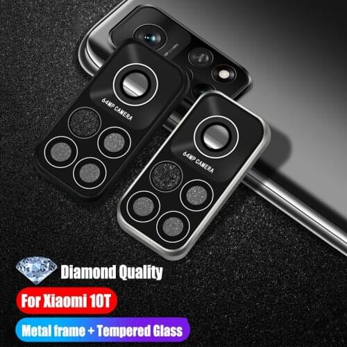 3D Aluminum Alloy Tempered Glass Cover For Xiaomi 10T Pro Metal Camera Protective Glass For Xiaomi Mi 10T Ultra Lite Poco X3 NFC