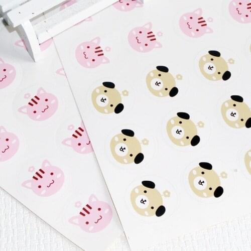 450pcs/lot Cute Animal design Students' DIY decoration Seal label sticker For handmade products Stationery gift sticker