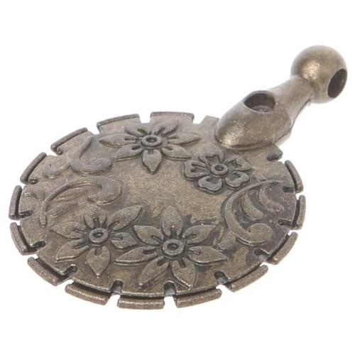 Free Shipping Sewing Thread Yarn Cutter Pendant Round Shape Antique Bronze Craft DIY Tool Home Metal Cutter ly8 21 wholesales