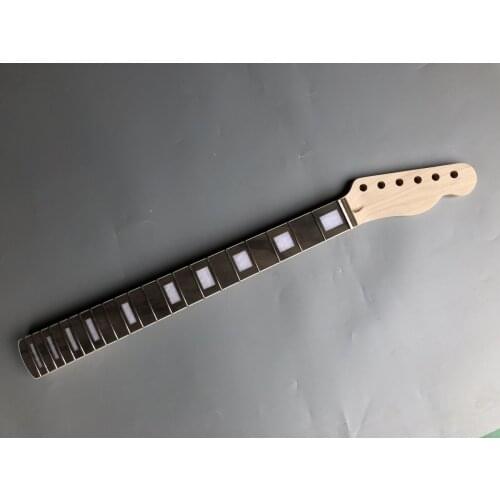 DIY TL Maple Guitar Neck 21Fret 25.5 Inch Matte Paint Electric BLOCK INLAY