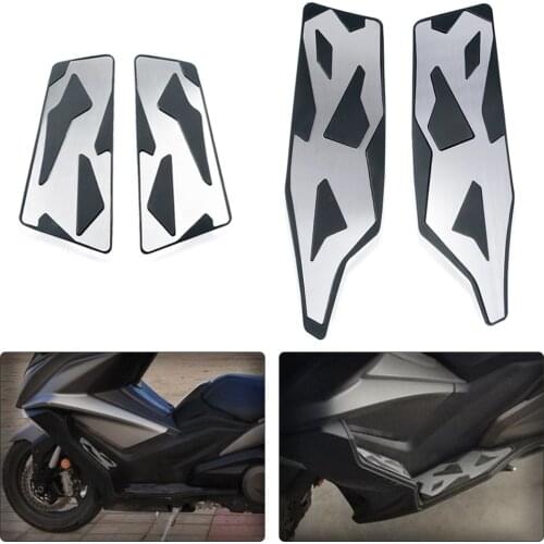 For KYMCO AK550 AK 550 2017 2018 2019 Motorbikes pedal Front and Rear Footrest Footboard Step Motorcycle Floorboards Foot Pegs