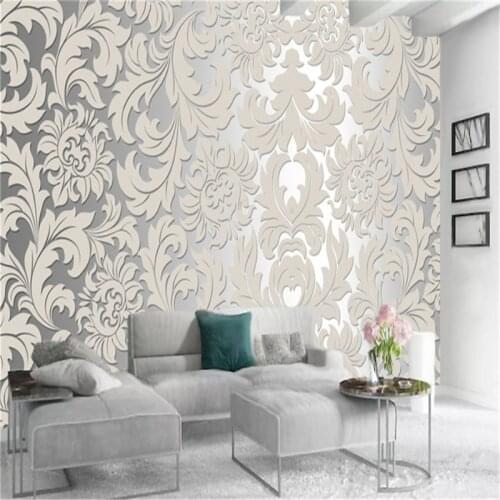 Home Decor 3d Wallcovering Wallpaper European-style Classic Floral Pattern Elegant Living Room Bedroom Kitchen Wallcovering