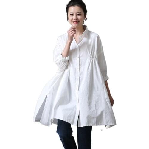 Белые блузки Fairynatural China At AliExpress