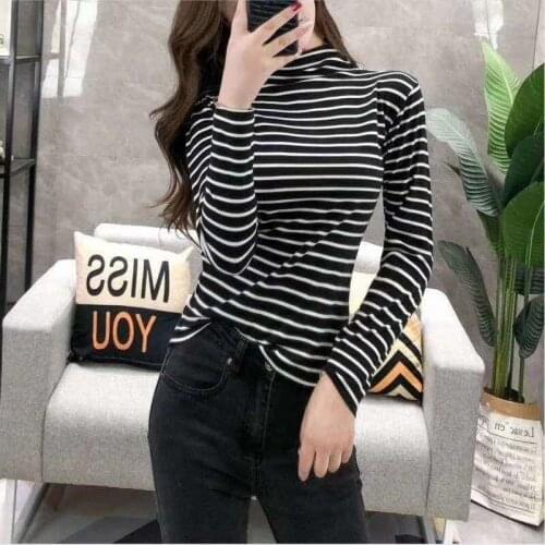 KANNISAK Womens Striped T-shirts