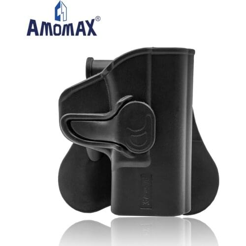 Amomax Level 2 Safeguard Quick Realease Polymer Holster Fits Smith & Wesson M&P Shield .40 3.1", 9mm 3.1"