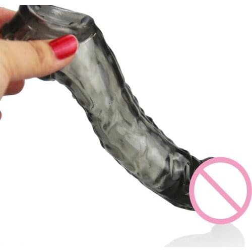 BOLD Penis cover Extend Reusable Glans shape Delay Impotence contraceptive pump Enhance dildo sleeve Sex toys for Men