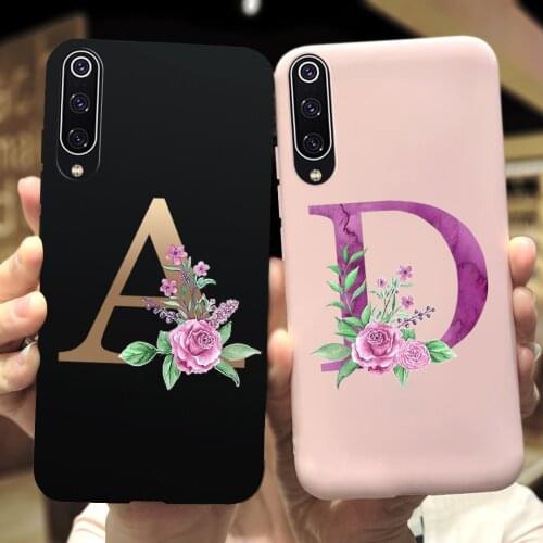 Cute Letter Case For Xiaomi Mi 9 Mi9 SE Case Candy Silicone Soft Back Cover For Xiaomi Mi 9 Lite Coque Mi 9 Mi9SE Phone Cases