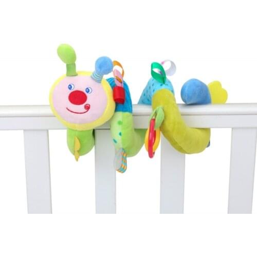 Soft Infant Crib Bed Stroller Toy Spiral Baby Toys For Newborns Car Seat Educational Rattle Baby Towel Education Toys