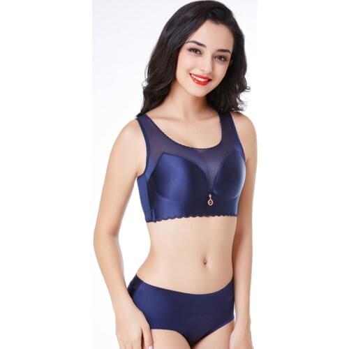 Fat sexy full cup CD big size plus woman size bra set