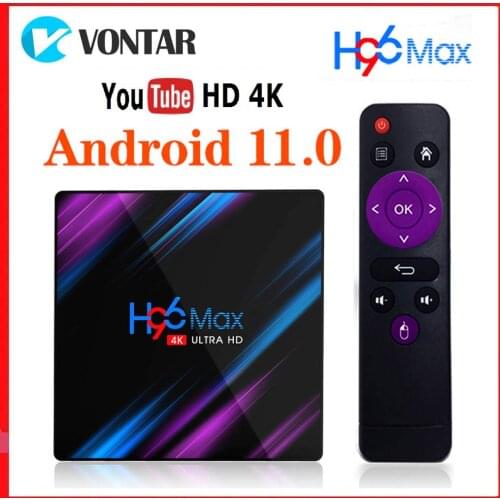 Vontar H96 MAX Smart TV Box Android 10.0 RK3318 H96Max 4K WiFi Android 10 Media Player Youtube Set Top Box 4GB RAM 64GB ROM