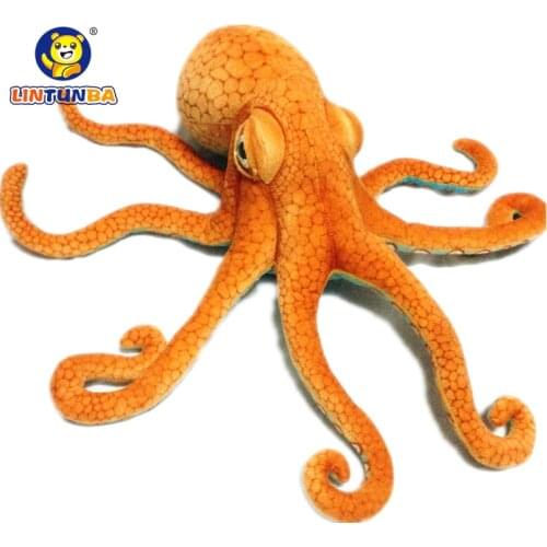 Real Life Big Octopus Doll Octopus Plush Toy Pillow Sea Bottom Animal Doll Creative Realistic Gift 55cm