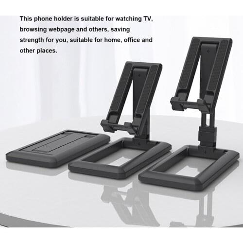 Foldable Tablet Mobile Phone Desktop Phone Stand for iPad iPhone Samsung Desk Holder Adjustable Desk Bracket Smartphone Stand