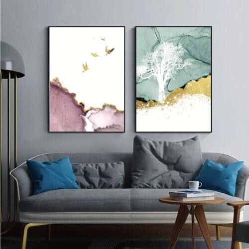Frameless Nordic Living Room Decoration Painting Abstract Sofa Background Wall Painting Modern Minimalist Restaurant Decoration