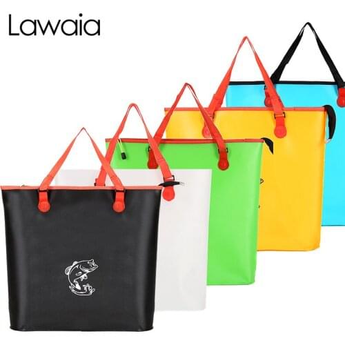 Lawaia Fish Bag Thick Waterproof EVA Material Fishing Bag Portable Portable Fishing Gear Package Fishing Protection Package Bags