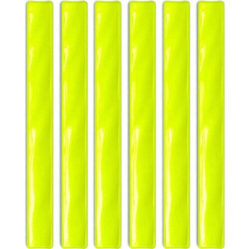 6 Packs Of Bicycle Reflective Safety Bicycle Riding Reflective Warning Strips Riding Safety Reflective Belt Safety Accessories