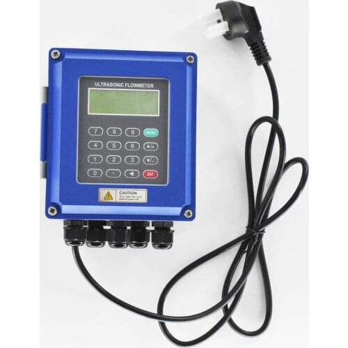 Ultrasonic liquid flow meter RS485 Modbus New TUF-2000B wall-mounted digital flowmeter DN50-700mm for industrial control