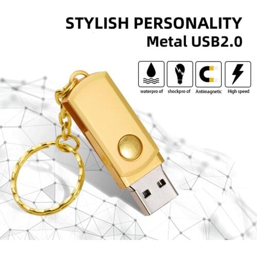 JASTER hot usb flash drive 64GB 32GB 16GB 8GB 4GB pen drive pendrive waterproof silver u disk memoria cel usb stick gift