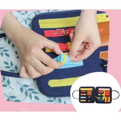 Busy Board for Toddlers Kids Portable Early Educational Toy Sensory Board