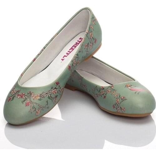 Streetfly Printed-color Women Ballerina