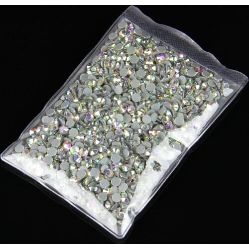 20bags/lot AB color Crystal Hot Fix Rhinestones SS20 DMC Hotfix Rhinestones Iron On Rhinestones garment sewing stones