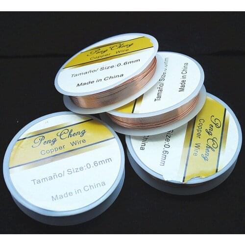 2 rolls copper wire by rolls golden silver colors jewelry cord jewelry wire 0.3mm 0.4mm 0.5mm 0.6mm 0.8mm beads accessories