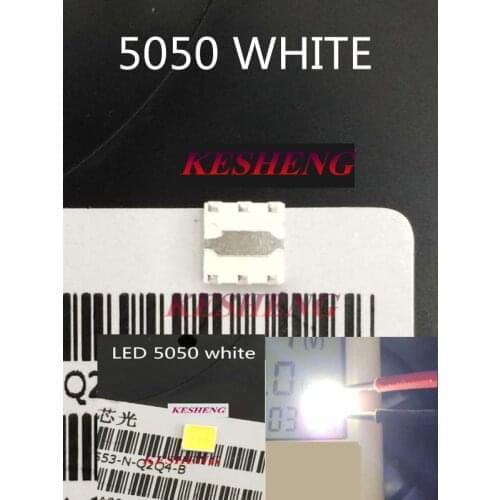 5050 SMD LED Diodes smd 5050 White/Nature white led CCT:4000-4500k 0.2w-60MA 5050 NW 1000PCS