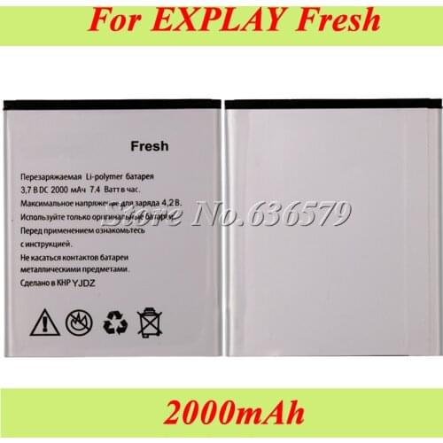 2000mAh For Explay Fresh Battery Accumulator