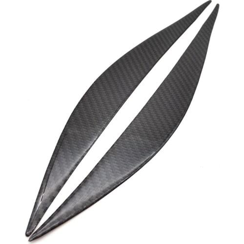 Car Headlights Eyebrows Eyelids Carbon Fiber for BMW F30 320i 325i 316i Front Headlamp Eyebrows 3 series