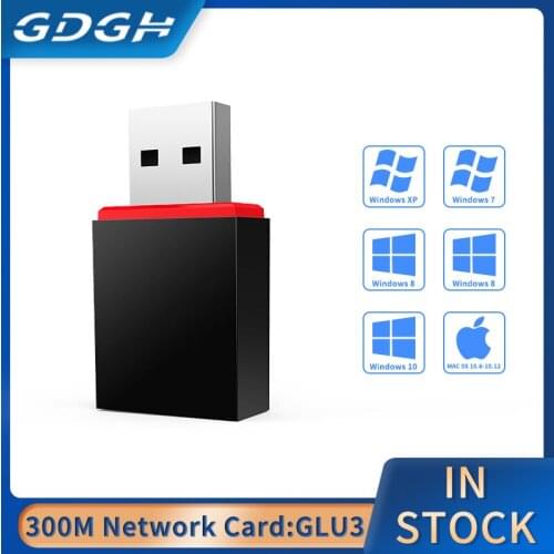 U3 300M Wireless Adapter Hub usb Antena Wifi usb Support Windows 10