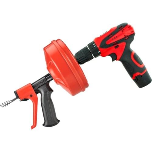 7.6M Electric Toilet Dredge Machine Sewer Artifact Home Kitchen Toilet Water Plugging Tool Pipe Cleaner Drain Cleaning Machine