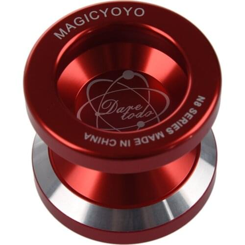 HOT SALE Magic Yo-Yo N8 Super Professional YoYo + String + Free Bag +Free Glove (Red)