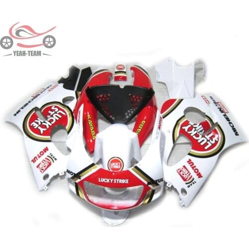 Brand New fairing kits for Suzuki SRAD GSXR750 1996-2000 GSXR 600 750 96 97 98 99 00 red Lucky Strike motorcycle fairings parts