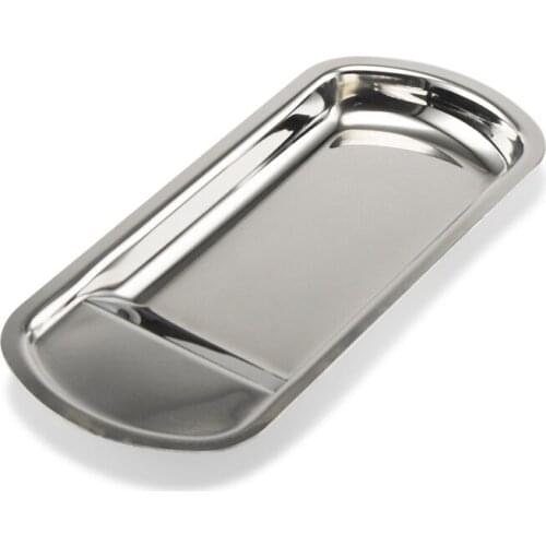 Stainless steel circle dish buffet plate clip plate standard lq2114