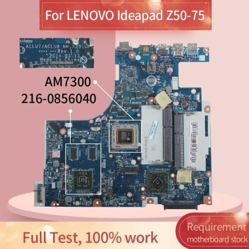 5B20F66782 Laptop motherboard For LENOVO Ideapad Z50-75 Notebook Mainboard NM-A291 216-0856040 DDR3