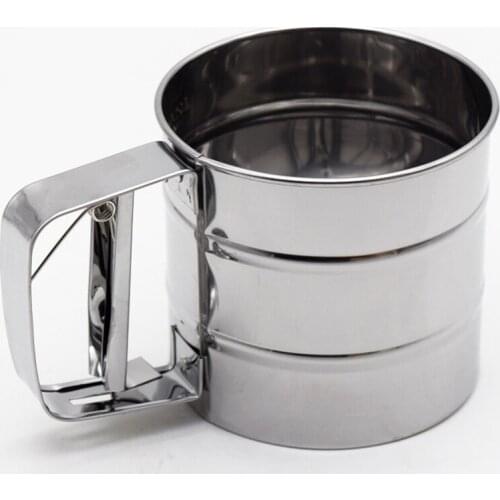 Multifunctional Sifter Cup Sieve Mesh Powder Flour Stainless Steel Mesh Flour Sifter Baking Tools Kitchen Accessories Cocina