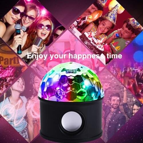 RGB Music Speaker Sound Box Portable Speakers Bluetooth 5.0 DJ Disco Light for Birthday Party Karaoke Xmas Sound Activated