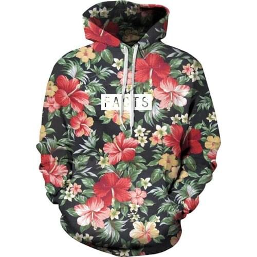 2021s New Floral, Fashion Patterned Hoodie, 3d Printed Sweatshirt, and Street Matching Hoodie