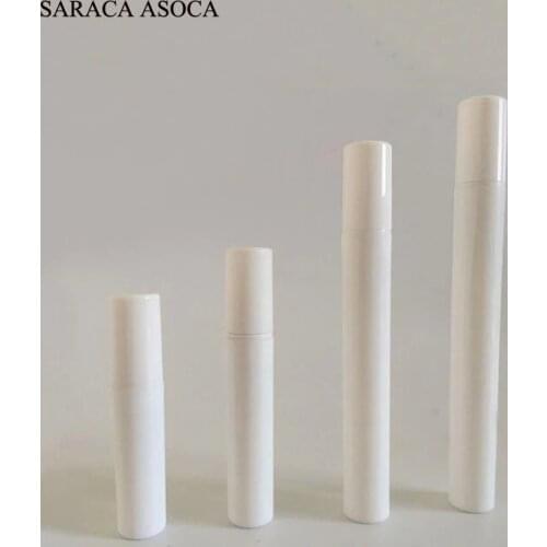 Wholesale 2ml 3ml 4ml 5ml Plastic Perfume Bottles 100pcs/lot White color Spray Refillable Bottle Empty Small Bottles