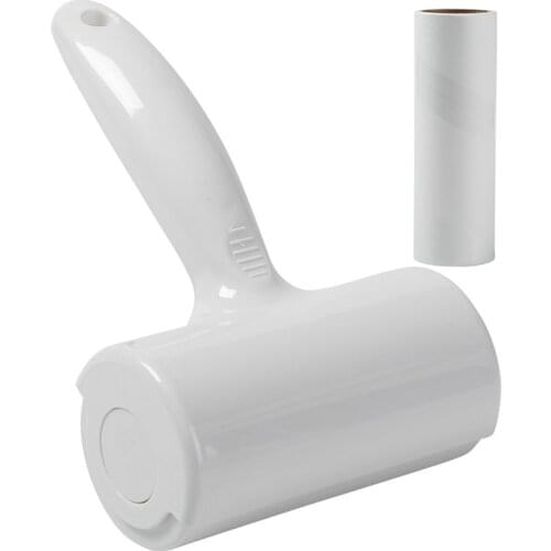 Portable Dust Filter Drum Roll Sticky Hair Removal Device Cleaner Pet Hair Remover Lint Rollers Brush Tearable Dust Paper Brush