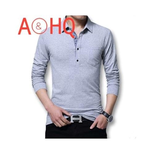 Polo Shirt Men Long Sleeve Casual Cotton Fashion Polo Shirt Men Big Size 5xl 4XL Slim White BlackTee Tops