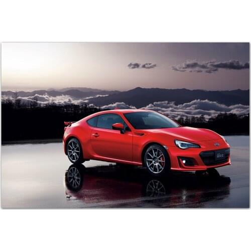 Subaru BRZ Cars Picture Wall Art Posters and Prints Modern Canvas Painting for Living Room Decor