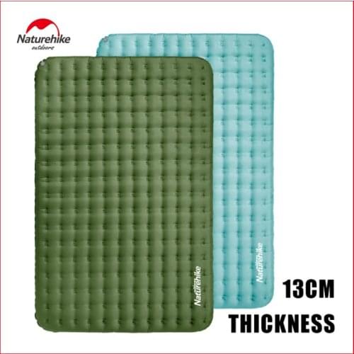 Naturehike TPU Thicken Camping Air Bed Ultralight Double Inflatable Mat Waterproof Portable Inflatable Travel 2 Person Tent Pad