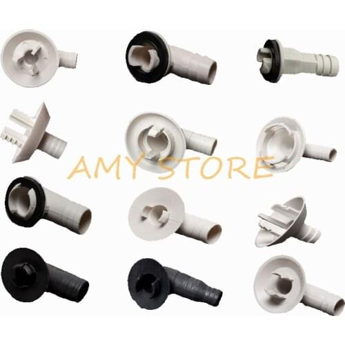 Air Conditioner Ac External Unit Drain Hose Connector Elbow Fitting with Rubber Ring for LG MEDIA HAIER KELON Panasonic GREE AC