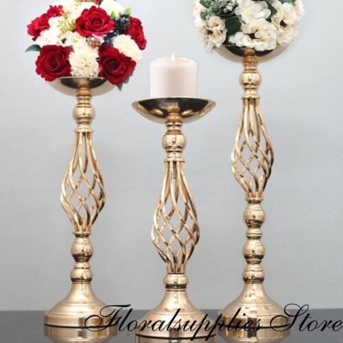 Tall Metal Vase Flower Column Display Stand Flower Arrangement For Wedding Centerpieces Decoration Party Birthday Event Dropship