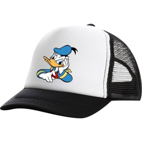 High Quality Brand Donald Duck Washed Cotton Cap For Men Women Gorras Snapback Caps Baseball Caps Casquette Dad Hat Outdoors Cap