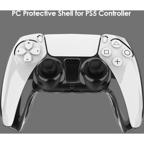 High Quality PS5 DualSense Skin Transparent Clear PC Cover Ultra Slim Protector Case for PlayStation 5 Controller Accessories
