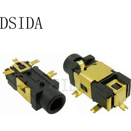 10pcs PJ-209 PJ209 stereo jack 2.5mm 2.5 mm golden female headphone socket