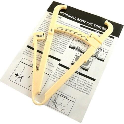 200pcs Personal Measure Body Fat Loss Tester Caliper Keep Slim Fitness Clip new DHL