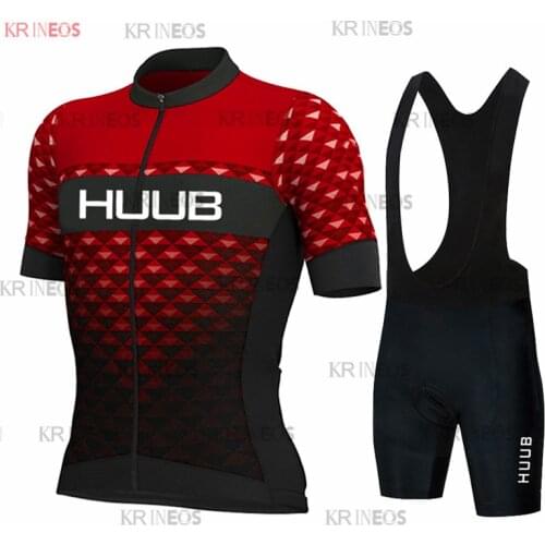 2021 Huub Cycling Team Jersey 20D Bike Shorts Set Ropa Ciclismo MenS MTB Summer Bicycling Maillot Bottom Clothing